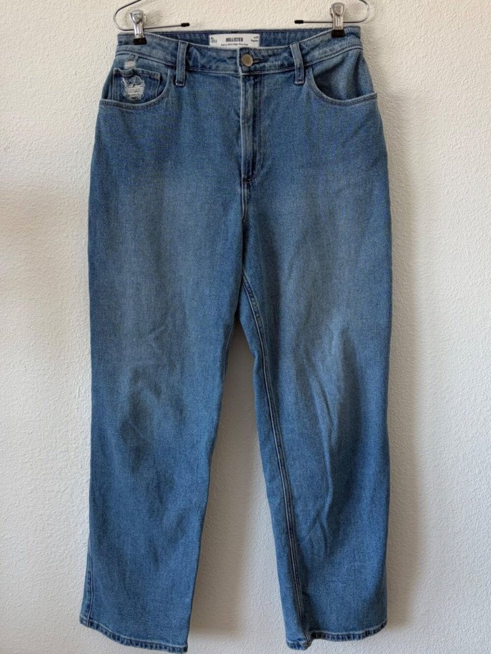 Hollister Women's Denim Jeans Size 8R Blue Cotton Blend Stretch Medium Wash